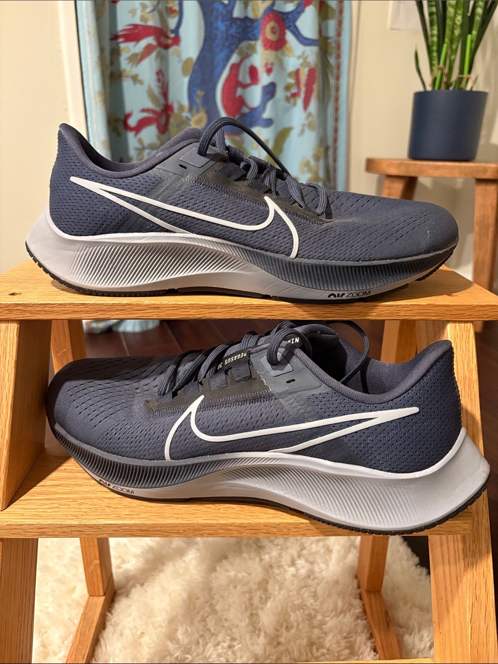 Nike Men's Running Shoes - Navy Blue/White